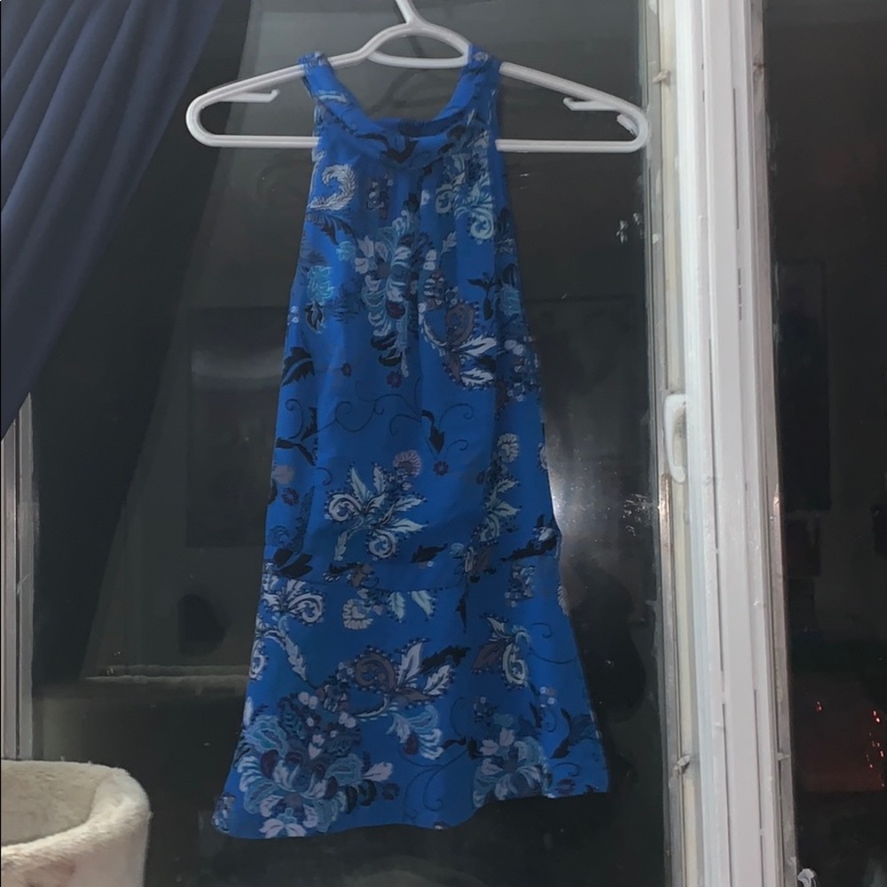 Blue tank top